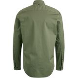 PME Legend Overhemd Lange Mouw Groen - Effen