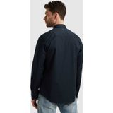 PME Legend - Casual Overhemd - Blauw - Katoen/Elastaan