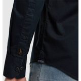 PME Legend - Casual Overhemd - Blauw - Katoen/Elastaan
