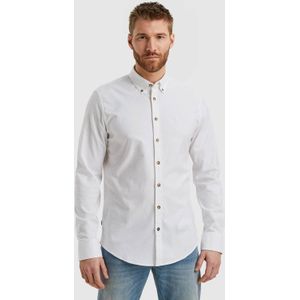 PME Legend - Casual Overhemd - Blauw - Lange Mouw