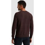 Cast Iron - Pullover - Bruin - 90% Katoen - Lange Mouwen