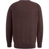 Cast Iron - Pullover - Bruin - 90% Katoen - Lange Mouwen
