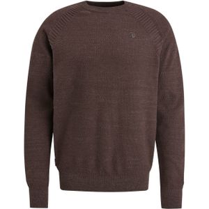 Cast Iron - Pullover - Bruin - 90% Katoen - Lange Mouwen