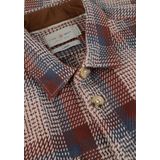 Cast Iron Long Sleeve Shirt Heavy Check Overhemden Heren - Bruin
