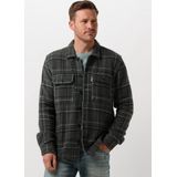 Cast Iron - Overshirt Waffle Ruit - Groen - Katoen