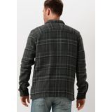 Cast Iron - Overshirt Waffle Ruit - Groen - Katoen