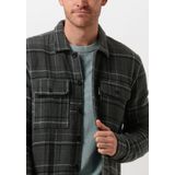 Cast Iron - Overshirt Waffle Ruit - Groen - Katoen