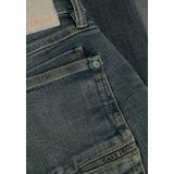 Cast Iron - SHIFTBACK - Tapered Fit Jeans - Groen Blauw Schaduw - 5-Pocket Model