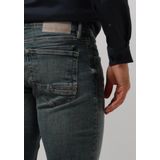 Cast Iron - SHIFTBACK - Tapered Fit Jeans - Groen Blauw Schaduw - 5-Pocket Model