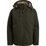 PME Legend Semi Long Jacket Snowpack Trail Ripstop Jassen Heren - Winterjas - Groen