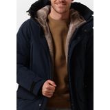 PME Legend Long Jacket Ice Pilot Ottoman Jassen Heren - Winterjas - Blauw