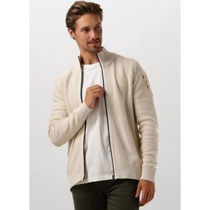 PME Legend Zip Jacket Cotton Structure Truien & Vesten Heren Sweater Hoodie Vest Beige