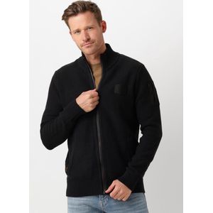 PME Legend Zip Jacket Cotton Structure Truien & Vesten Heren - Sweater - Hoodie - Vest- Zwart