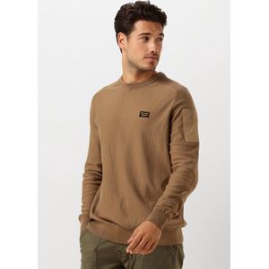 PME Legend - Trui - Bruin - Katoen - Ronde Hals