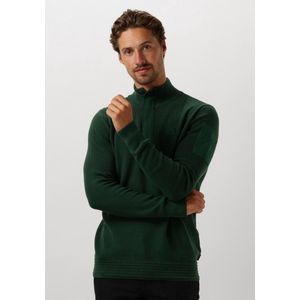 PME Legend Half Zip Collar Cotton Knit Truien & Vesten Heren - Sweater - Hoodie - Vest- Groen