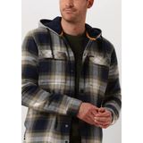 PME Legend Overshirt Ruiten Blauw Groen