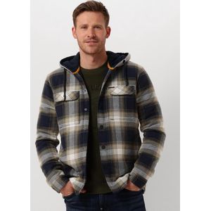 PME Legend - Overshirt - Ruit - Groen Blauw - Katoen