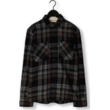 PME Legend Overshirt Ruit Zwart Grijs