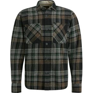 PME Legend - Casual Overhemd - Zwart - Katoen - Lange Mouw