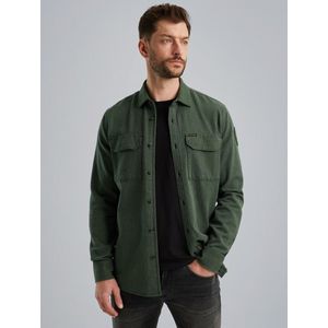 PME Legend - Overshirt - Groen - 100% Katoen - Flanel