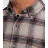 Vanguard - Casual Overhemd - Bruin - Lange Mouw