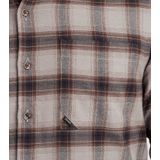 Vanguard - Casual Overhemd - Bruin - Lange Mouw