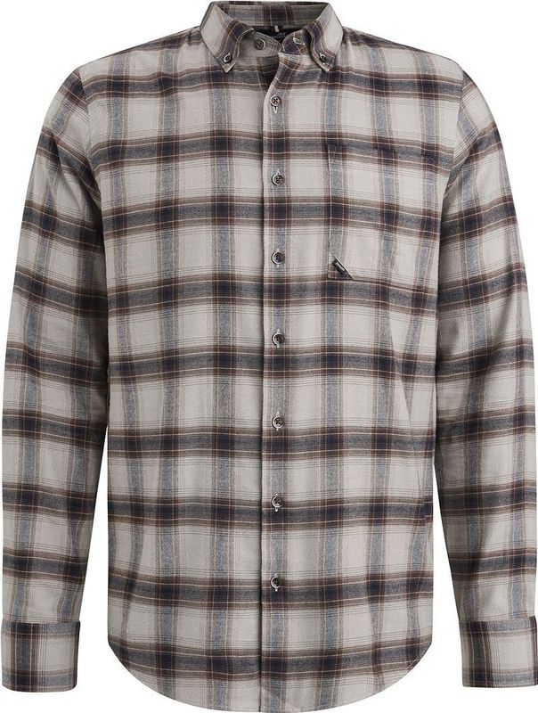 Vanguard - Casual Overhemd - Bruin - Lange Mouw