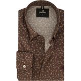 Vanguard - VSI2409221 - Casual Shirt - Bruin - Lange Mouwen
