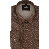Vanguard - VSI2409221 - Casual Shirt - Bruin - Lange Mouwen