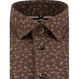 Vanguard - VSI2409221 - Casual Shirt - Bruin - Lange Mouwen