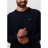 PME Legend - R-Neck American Classic Buckley Knit - Sweater - Blauw - Ronde Hals