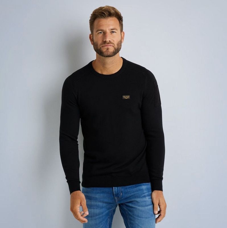 PME LEGEND Rundhalspullover »American classic Buckley knit«