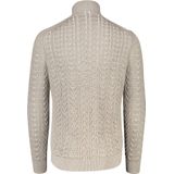 Cast Iron - Schipperstrui - Khaki - Katoen - Kabelpatroon