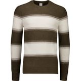 Cast Iron - Gebreide Trui - Grijs - Ronde Hals - Lange Mouw