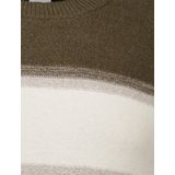 Cast Iron - Gebreide Trui - Grijs - Ronde Hals - Lange Mouw