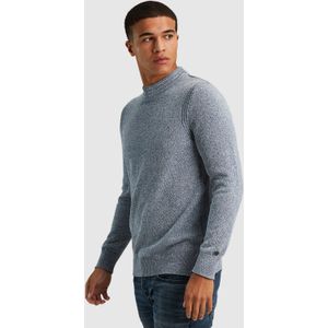 Cast Iron - Gebreide Trui - Effen Blauw - Hoogwaardige Materialen