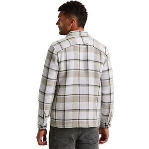 Cast Iron - Overshirt - Creme - Geruit - Steekzakken