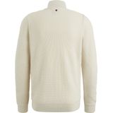 PME Legend Half Zip Collar Cotton Mouline Truien & Vesten Heren - Sweater - Hoodie - Vest- Zand