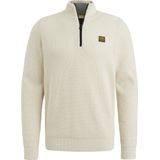 PME Legend Half Zip Collar Cotton Mouline Truien & Vesten Heren - Sweater - Hoodie - Vest- Zand