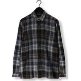 PME Legend Long Sleeve Shirt Dobby Mattweave - met lange mouwen - Heren Antraciet