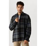 PME Legend Long Sleeve Shirt Dobby Mattweave - met lange mouwen - Heren Antraciet