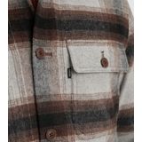 Vanguard - Overshirt - Grijs - Wolblend - Ruit