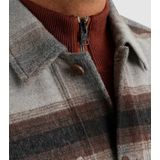 Vanguard - Overshirt - Grijs - Wolblend - Ruit