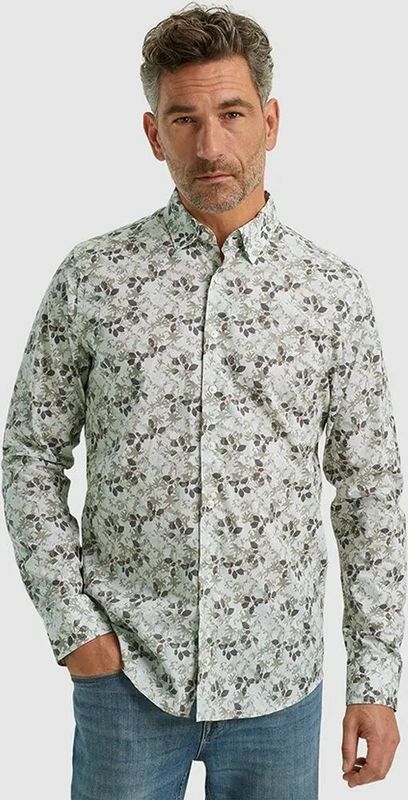 Vanguard Heren Overhemd Veelkleurig Katoen met Lange Mouwen