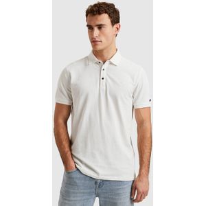 Cast Iron - Polo Korte Mouw - Helder Wit - Katoen