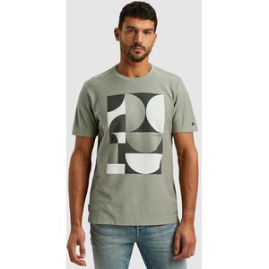 Cast Iron T-Shirt in Hellgrün Print - Größe XL