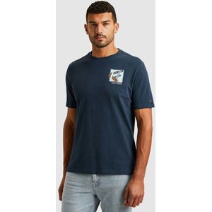 Cast Iron T-shirt - Donkerblauw - 100% Katoen