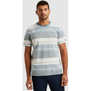 Cast Iron T-shirt korte mouw Blauw Short sleeve r-neck regular f CTSS2503567/5134