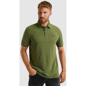 Pme short sleeve polo fine pique t-shirt groen
