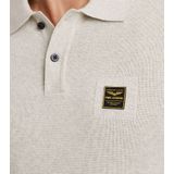 PME Legend Poloshirt Knitted Ecru - Größe L